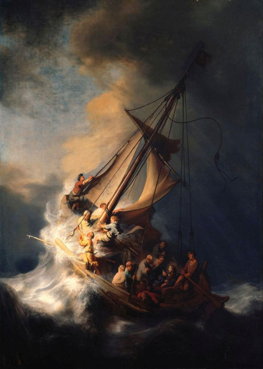 Sea of Galilee Puzzle by Rembrandt / Christ in storm