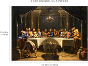 The Last Supper by Champaigne puzzle: finished-size diagram