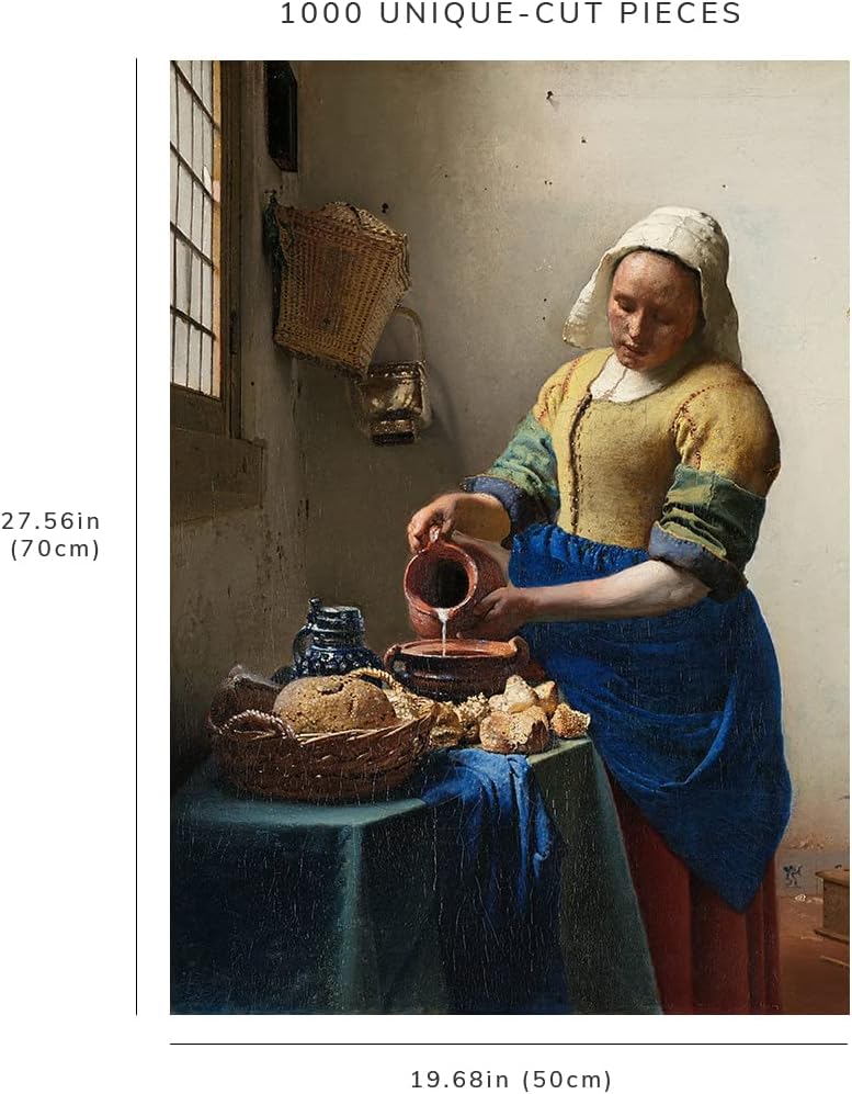 The Milkmaid Puzzle by Vermeer