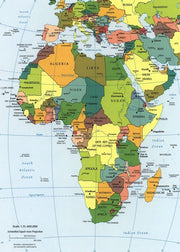 Africa Political Map puzzle: full political map