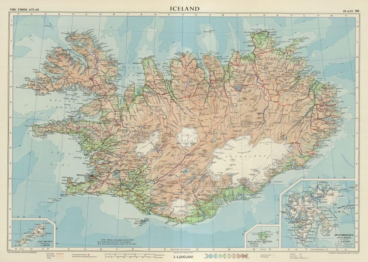 Iceland Atlas Map puzzle: full atlas map