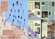 D-Day Normandy Landing Map puzzle: full map with photographs and text panels