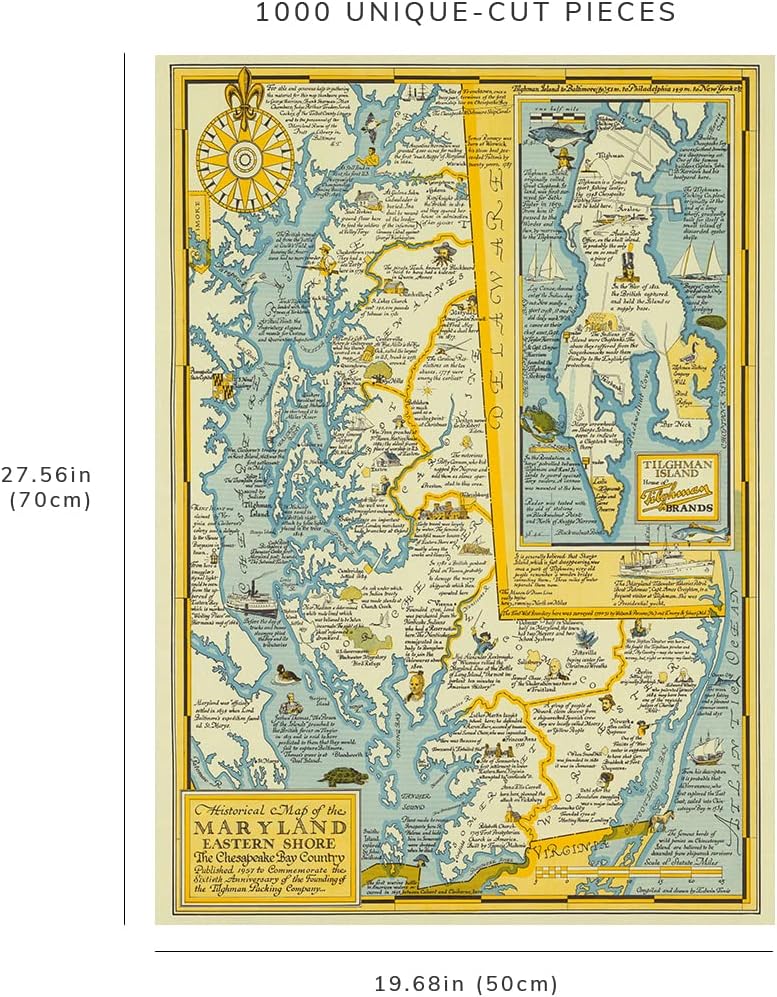 Chesapeake Bay Map Puzzle – Maryland