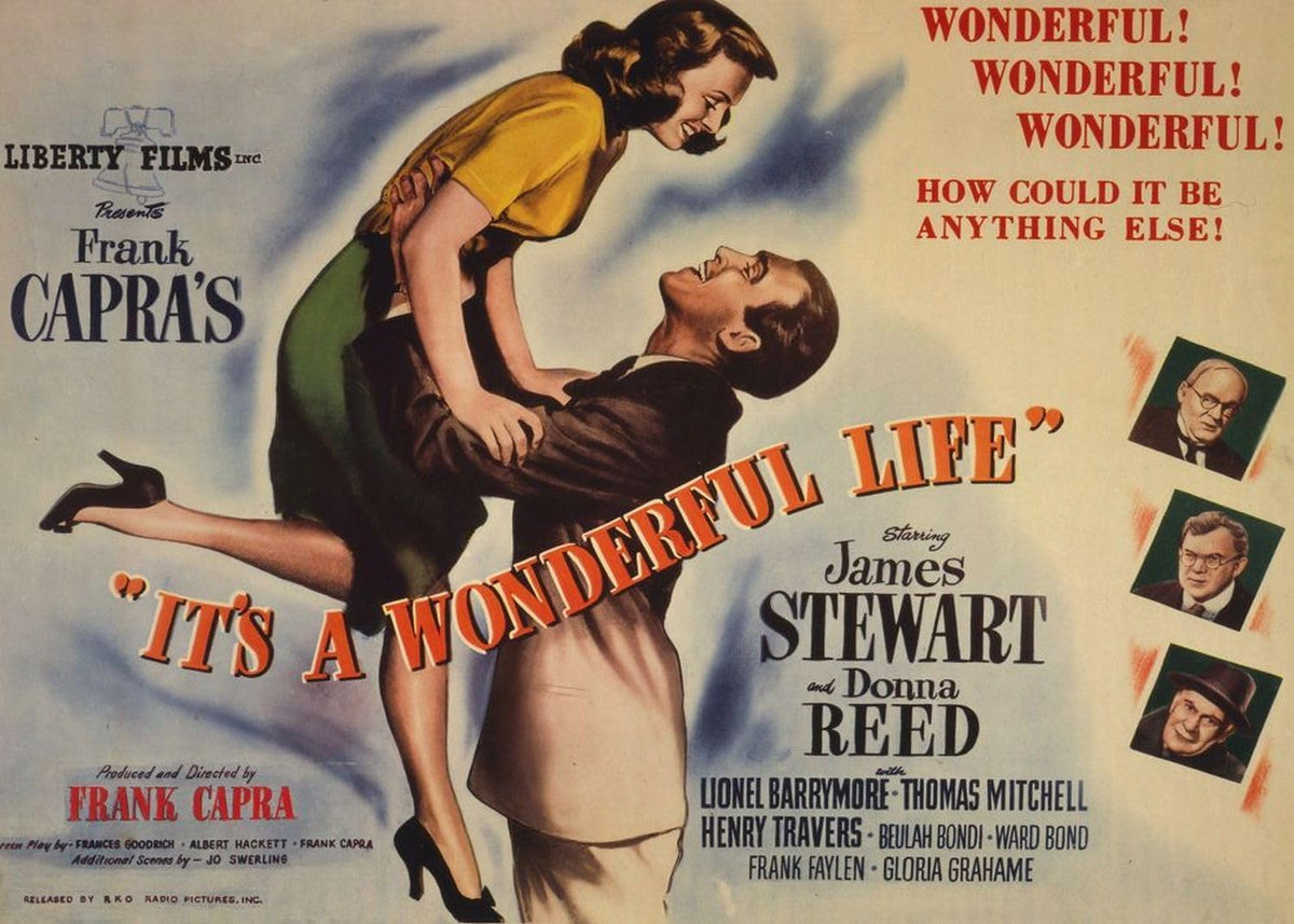 It's a Wonderful Life Movie Poster puzzle: full movie-poster design