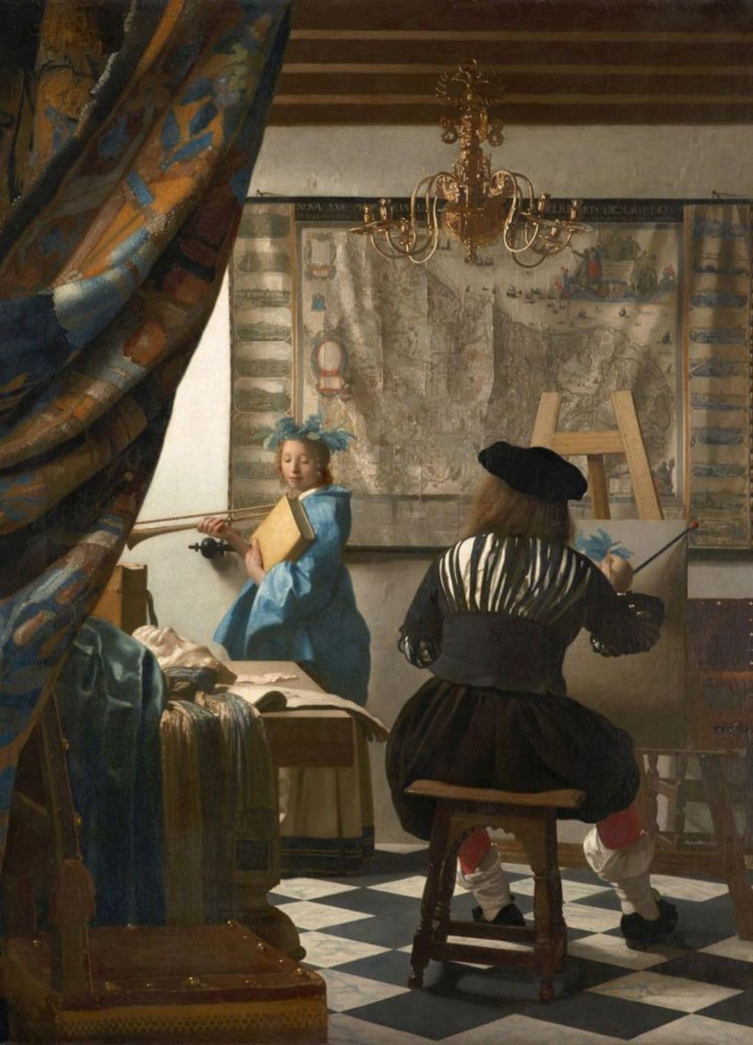 The Art of Painting by Vermeer puzzle: full painting reproduction