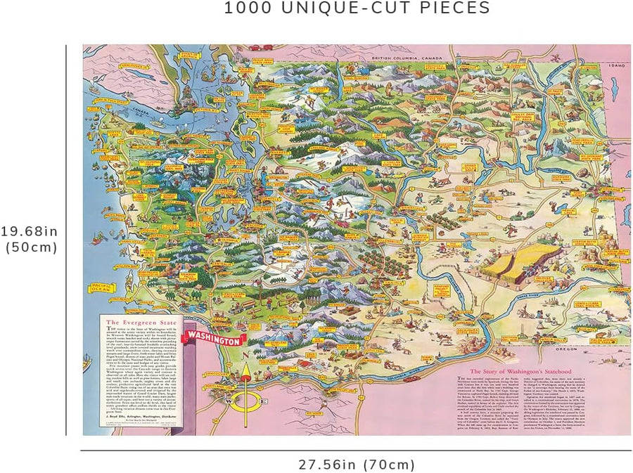 Washington State Map Puzzle