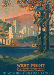 West Point Travel Poster puzzle: full travel-poster design