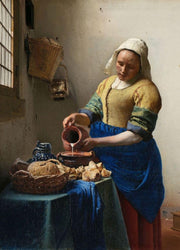 The Milkmaid by Vermeer puzzle: full painting reproduction