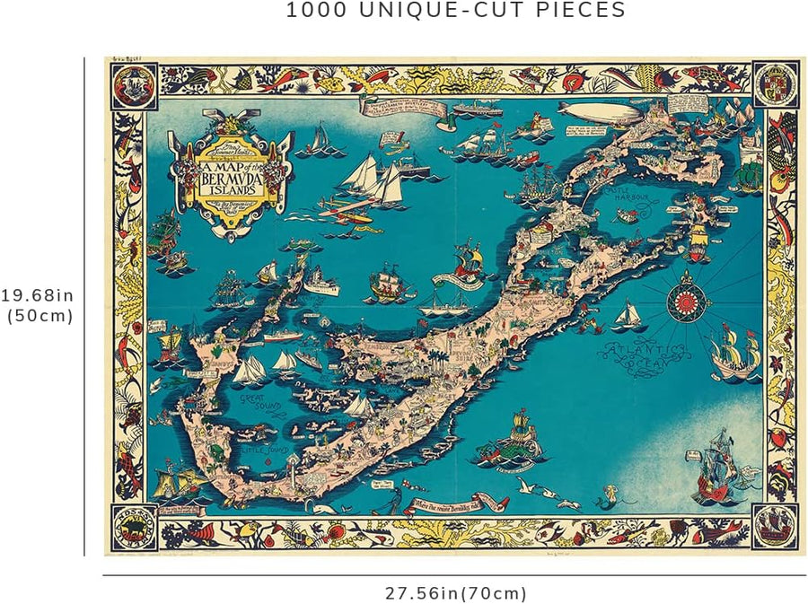Bermuda Islands Map Puzzle