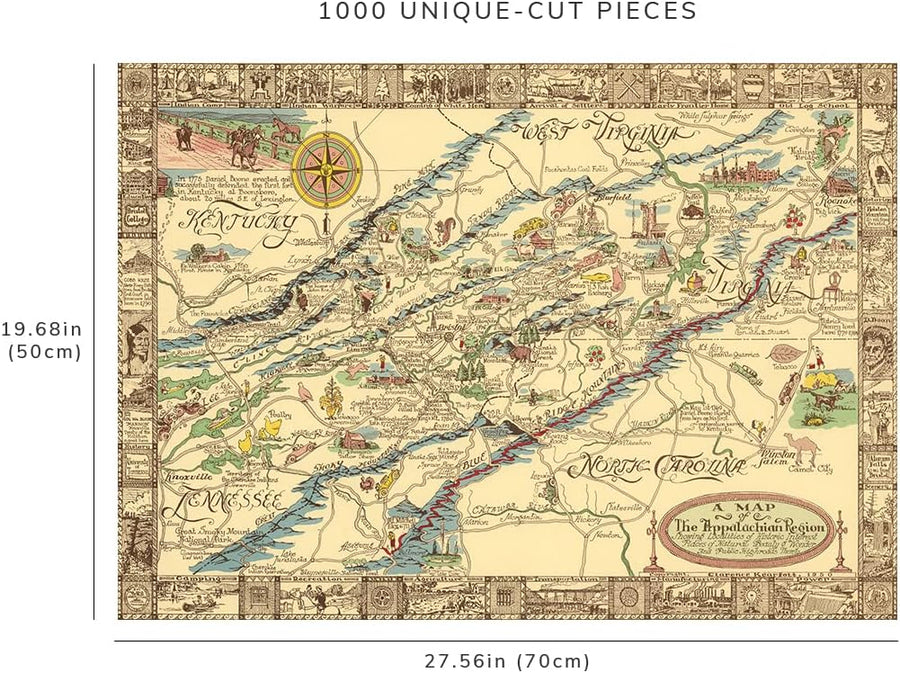 Appalachian Trail Map Puzzle