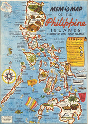 Philippines Mem-O-Map puzzle: full Philippine Islands map
