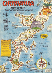 Okinawa Mem-O-Map puzzle: full island Mem-O-Map