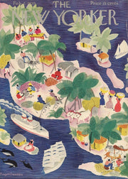 The New Yorker Tropical Cover puzzle: full tropical cover design