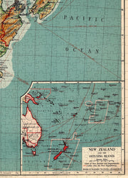 New Zealand Map puzzle: outlying-islands inset