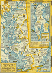 Maryland Eastern Shore Map puzzle: full Eastern Shore map