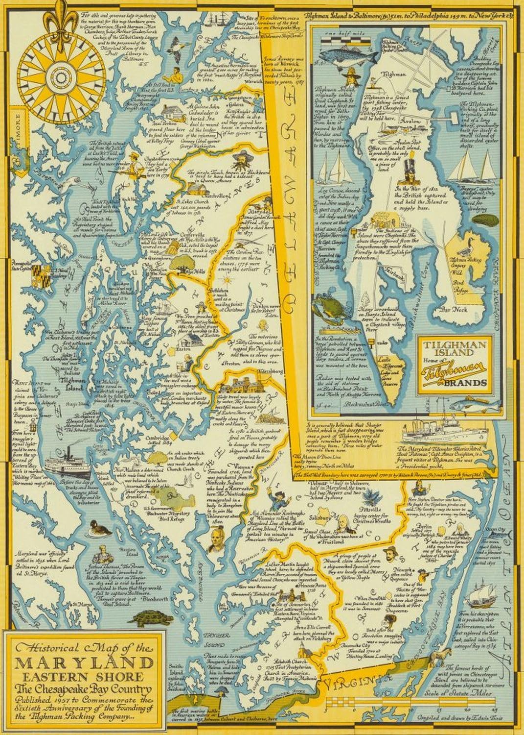 Maryland Eastern Shore Map puzzle: full Eastern Shore map