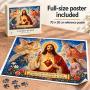 Sacred Heart of Jesus — 1,000-Piece Puzzle — product image 4