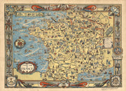 France Story Map puzzle: full story map