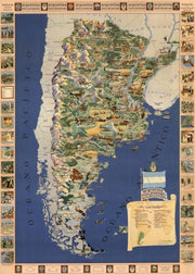Argentina Pictorial Map puzzle: full pictorial country map