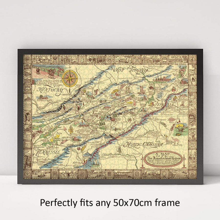 Appalachian Trail Map Puzzle