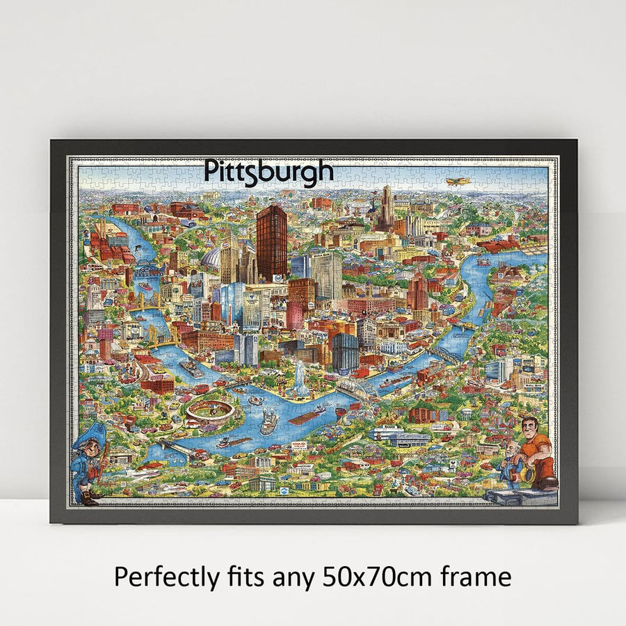 Pittsburgh Map Puzzle