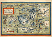 White Mountains New Hampshire Map puzzle: full White Mountains map