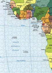 Africa Political Map puzzle: southwestern map detail