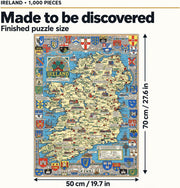Historical Ireland Map — 1,000-Piece Puzzle — product image 2
