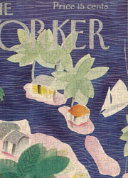 The New Yorker Tropical Cover puzzle: cover title and island detail