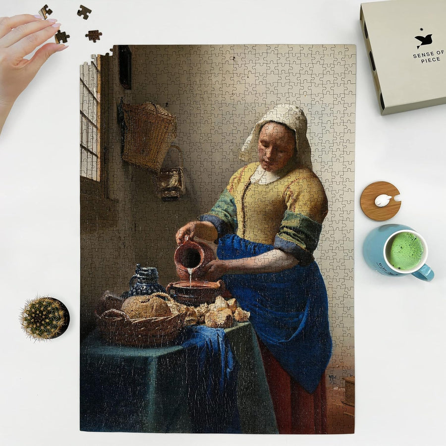 The Milkmaid Puzzle by Vermeer