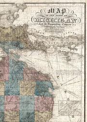 Michigan County Map puzzle: map title and northern detail