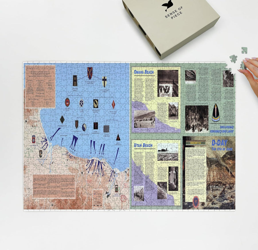 D-Day Normandy Map Puzzle – World War II