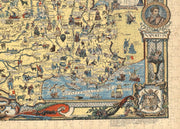 France Story Map puzzle: mediterranean coast and border detail