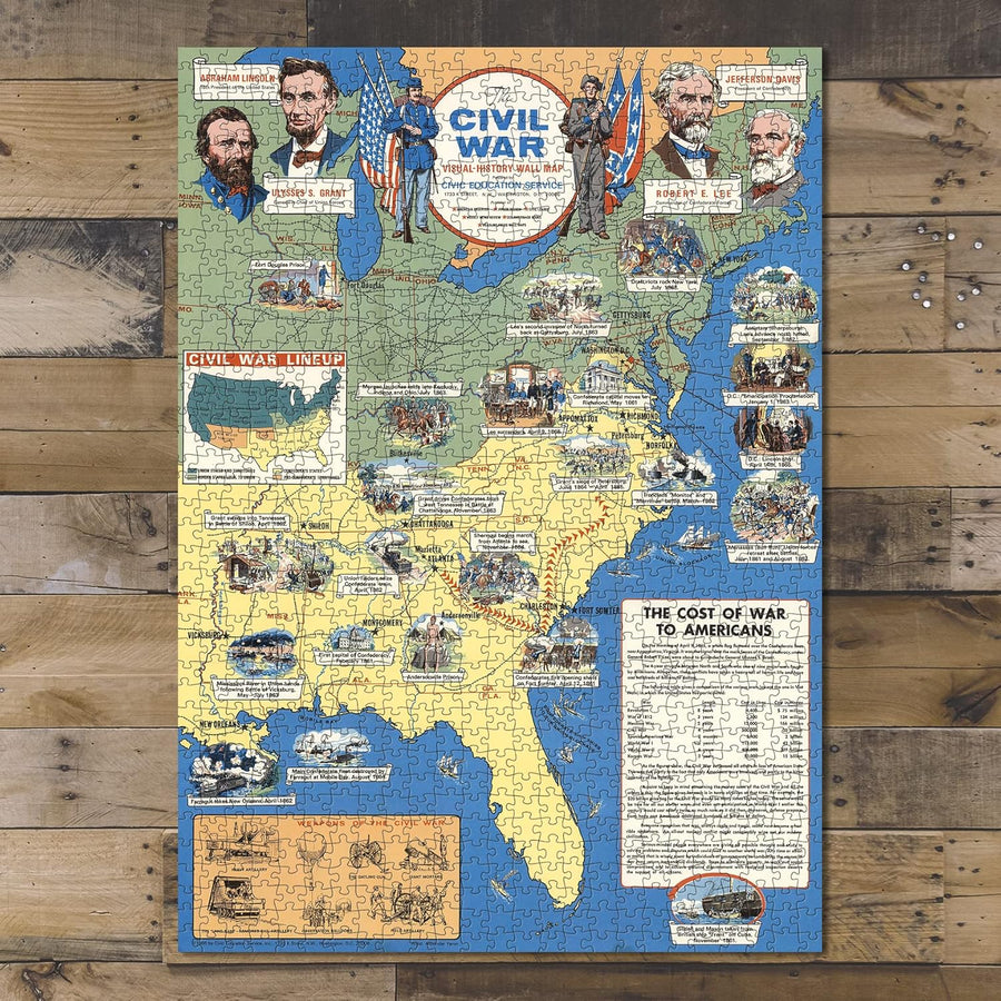 American Civil War Leaders Puzzle