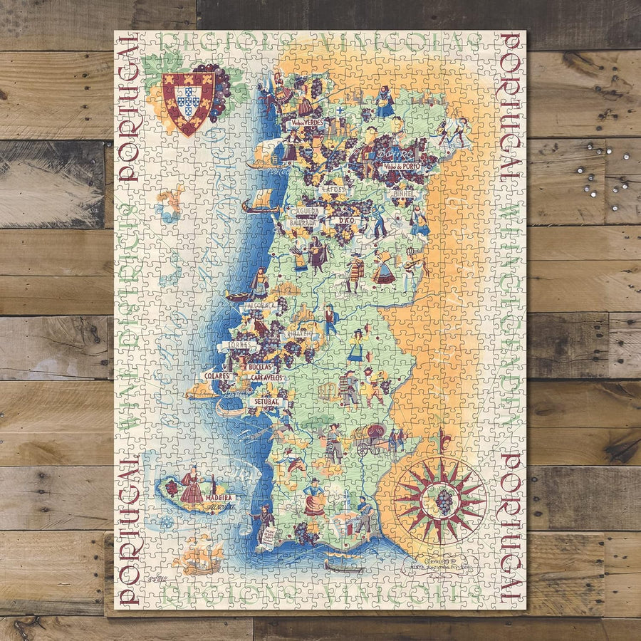 Portugal Wine Map Puzzle