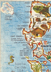 Philippines Mem-O-Map puzzle: luzon map detail