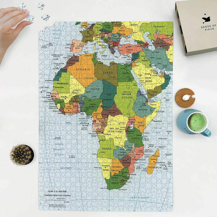 Africa Political Map Puzzle