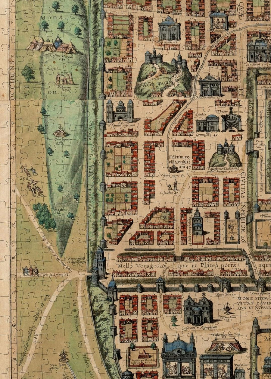 Israel and Jerusalem Map Puzzle