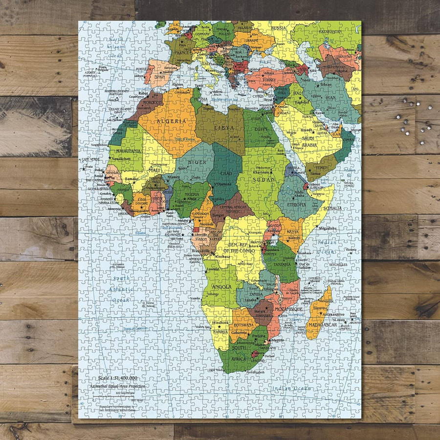 Africa Political Map Puzzle