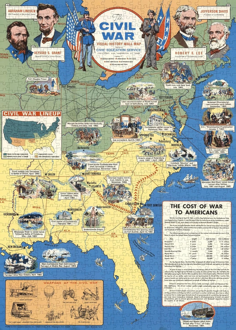 American Civil War Leaders Puzzle