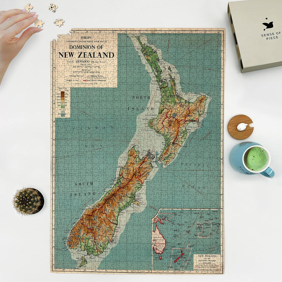 New Zealand Map Puzzle