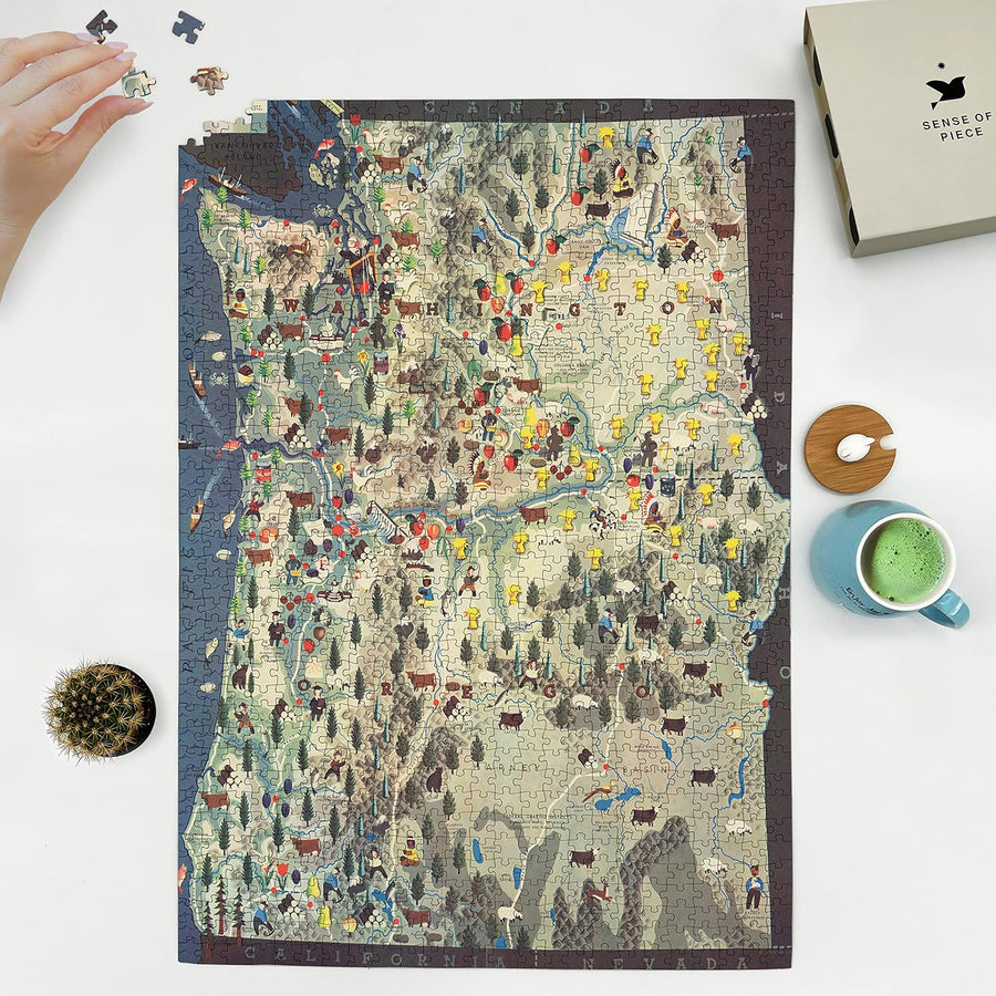 Pacific Northwest Map Puzzle