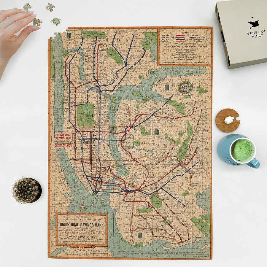 New York City Subway Map Puzzle