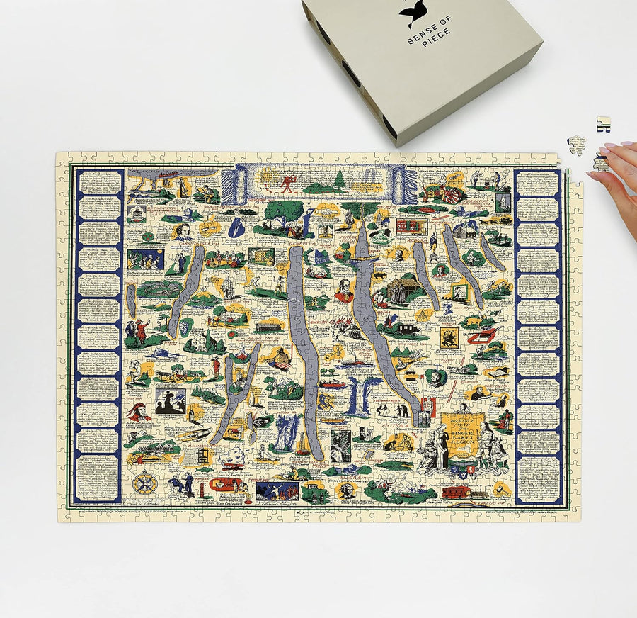 Finger Lakes Map Puzzle