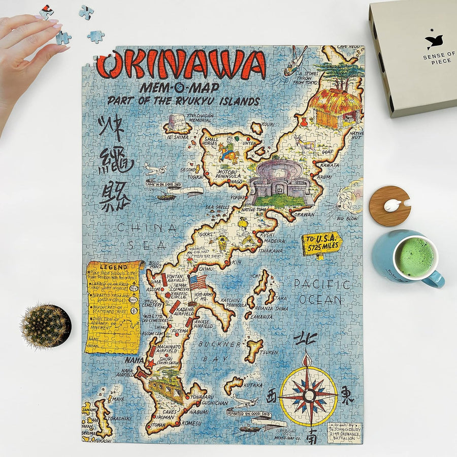 Okinawa and Ryukyu Islands Map Puzzle