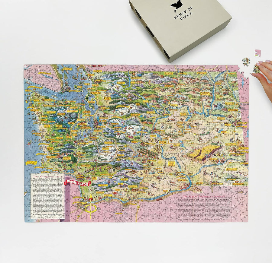 Washington State Map Puzzle